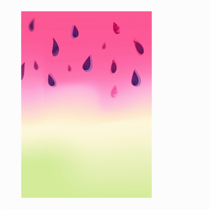 Watermelon Pastel Gradient Pink Watermelon Pastel Gradient Large Garden Flag (Two Sides)