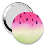 Watermelon Pastel Gradient Pink Watermelon Pastel Gradient 3  Handbag Mirrors Front