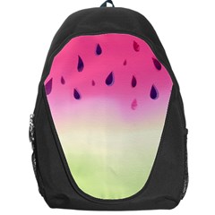 Watermelon Pastel Gradient Pink Watermelon Pastel Gradient Backpack Bag by genx