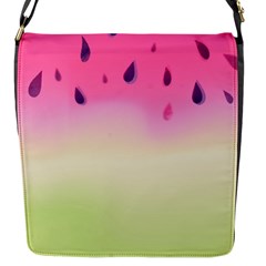 Watermelon Pastel Gradient Pink Watermelon Pastel Gradient Flap Closure Messenger Bag (s) by genx