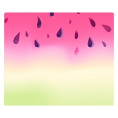 Watermelon Pastel Gradient Pink Watermelon Pastel Gradient Double Sided Flano Blanket (small)  by genx