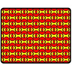 Rby 3 Double Sided Fleece Blanket (medium)  by ArtworkByPatrick