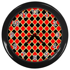 Rby 4 Wall Clock (black) by ArtworkByPatrick