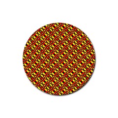 Rby 5 Rubber Coaster (round)  by ArtworkByPatrick