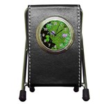 Lily Pond Pen Holder Desk Clock Front