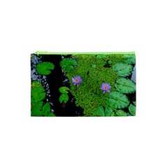 Lily Pond Cosmetic Bag (xs) by okhismakingart