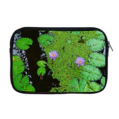 Lily Pond Apple Macbook Pro 17  Zipper Case by okhismakingart