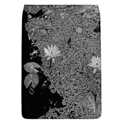 Black And White Lily Pond Removable Flap Cover (l) by okhismakingart