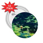 Lily Pond II 2.25  Buttons (10 pack)  Front