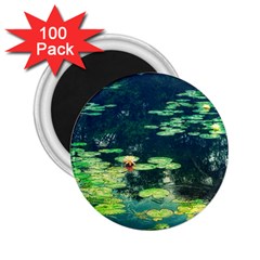 Lily Pond Ii 2 25  Magnets (100 Pack)  by okhismakingart