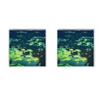 Lily Pond II Cufflinks (Square) Front(Pair)