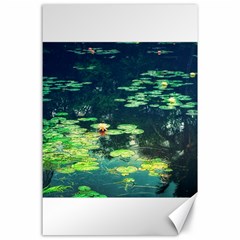 Lily Pond Ii Canvas 24  X 36  by okhismakingart