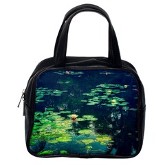 Lily Pond Ii Classic Handbag (one Side) by okhismakingart