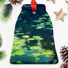 Lily Pond Ii Bell Ornament (two Sides) by okhismakingart