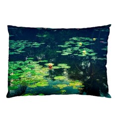 Lily Pond Ii Pillow Case (two Sides) by okhismakingart