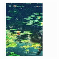 Lily Pond Ii Small Garden Flag (two Sides) by okhismakingart