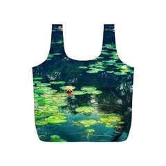 Lily Pond Ii Full Print Recycle Bag (s) by okhismakingart