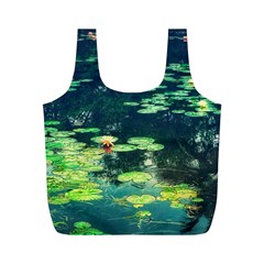 Lily Pond Ii Full Print Recycle Bag (m) by okhismakingart