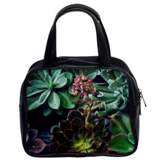 Succulents Classic Handbag (two Sides) by okhismakingart