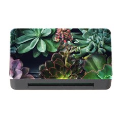 Succulents Memory Card Reader With Cf by okhismakingart