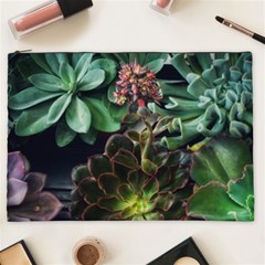 Succulents Cosmetic Bag (xxl) by okhismakingart