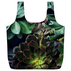 Succulents Full Print Recycle Bag (xl) by okhismakingart