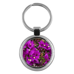 Bougainvillea  Key Chains (round)  by okhismakingart