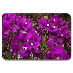 Bougainvillea  Large Doormat  by okhismakingart