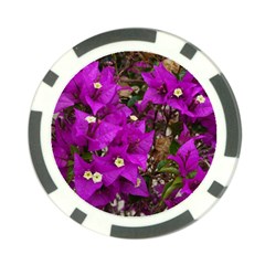 Bougainvillea  Poker Chip Card Guard by okhismakingart