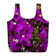 Bougainvillea  Full Print Recycle Bag (l) by okhismakingart