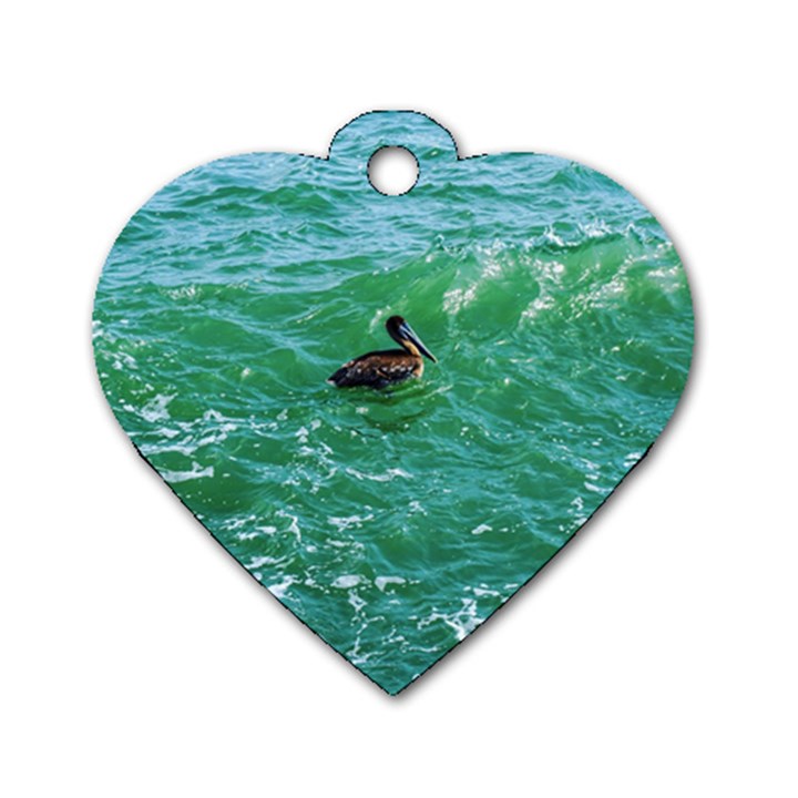 Waterbird  Dog Tag Heart (Two Sides)