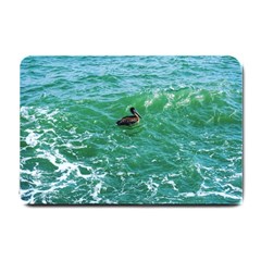 Waterbird  Small Doormat  by okhismakingart