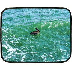 Waterbird  Double Sided Fleece Blanket (mini)  by okhismakingart