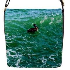 Waterbird  Flap Closure Messenger Bag (s) by okhismakingart