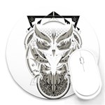 Owl Round Mousepads Front