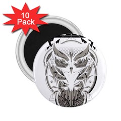 Owl 2 25  Magnets (10 Pack) 