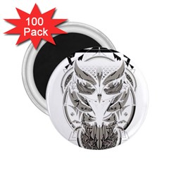 Owl 2 25  Magnets (100 Pack) 