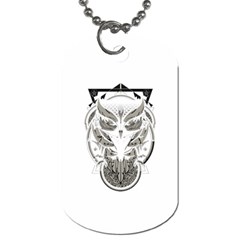 Owl Dog Tag (one Side) by Sudhe