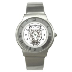 Owl Stainless Steel Watch by Sudhe