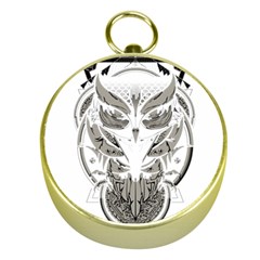 Owl Gold Compasses by Sudhe