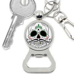 Day Of The Dead Skull Sugar Skull Bottle Opener Key Chains by Sudhe