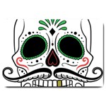 Day Of The Dead Skull Sugar Skull Large Doormat  30 x20  Door Mat