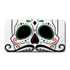 Day Of The Dead Skull Sugar Skull Medium Bar Mats by Sudhe