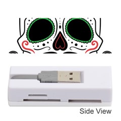 Day Of The Dead Skull Sugar Skull Memory Card Reader (stick) by Sudhe