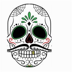 Day Of The Dead Skull Sugar Skull Large Garden Flag (two Sides) by Sudhe