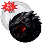 Dragon City 3  Buttons (100 pack)  Front