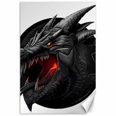 Dragon City Canvas 20  X 30  by Sudhe