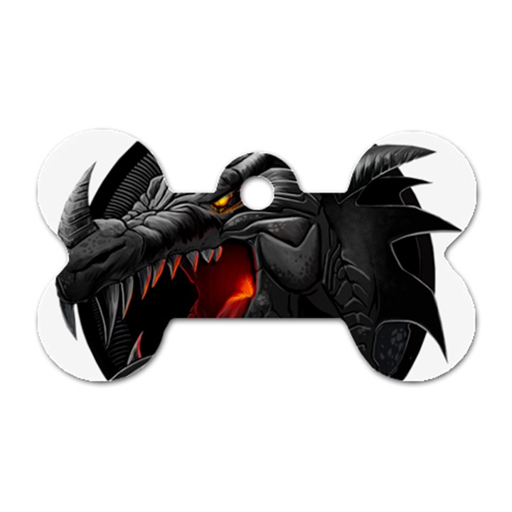 Dragon City Dog Tag Bone (Two Sides)