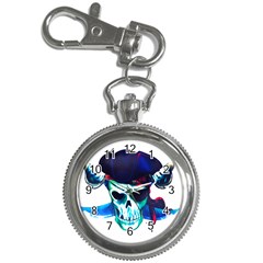 Skull Pirates Symbol Skeleton Key Chain Watches by Sudhe