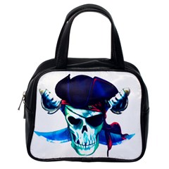 Skull Pirates Symbol Skeleton Classic Handbag (one Side) by Sudhe